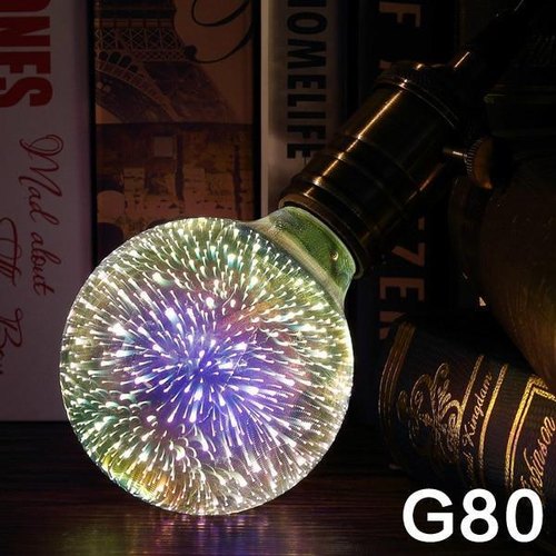 3D Firework LED Bulb ( globe shape )