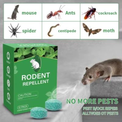 10 pcs Natural Rodent Repellent Balls | ইঁদুর মারার ক্যাপসুল