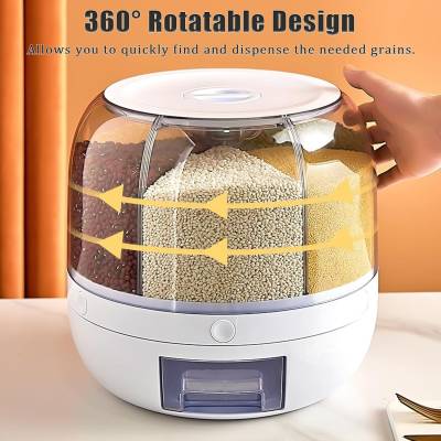 Rotating Grain Dry Food Dispenser