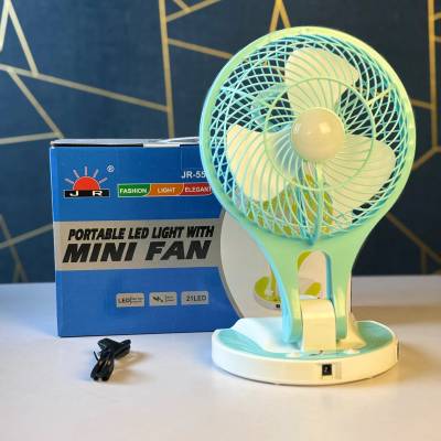 Rechargeable Protobale JR Fan With LED Light