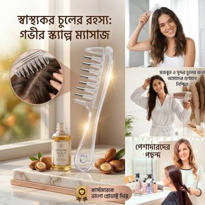 Oil Applicator Hair Comb