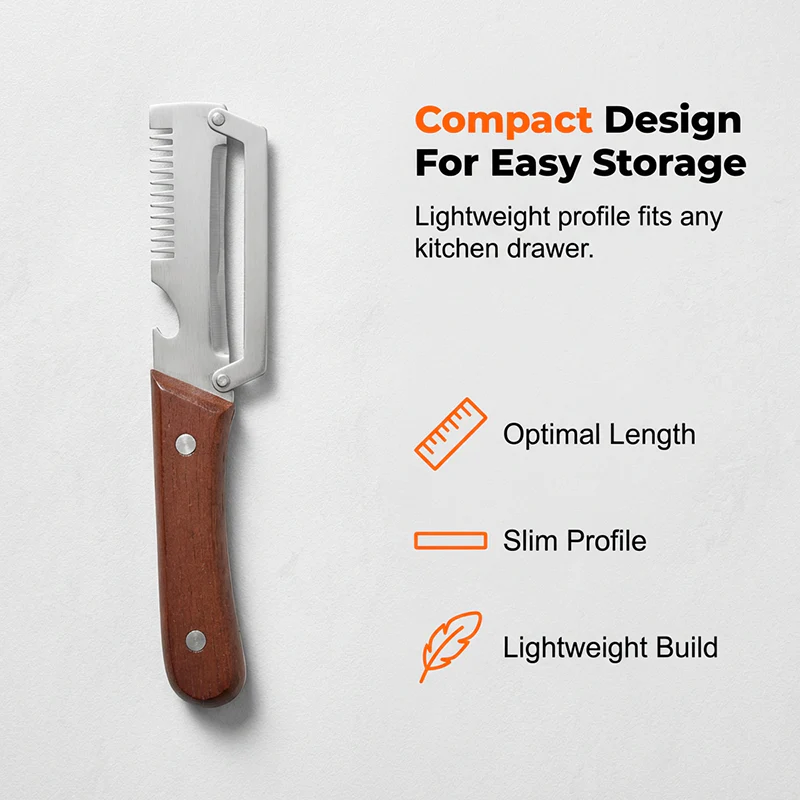 3-in-1 Scallion Shredder & Peeler 2